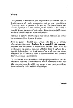Lexique de la SEcuritE Informatique