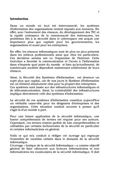 Lexique de la SEcuritE Informatique