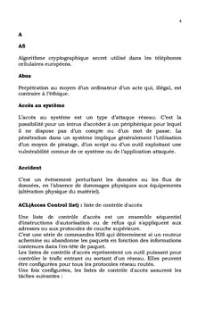 Lexique de la SEcuritE Informatique