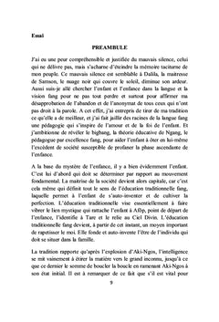 Les textes pédagogiques Fang