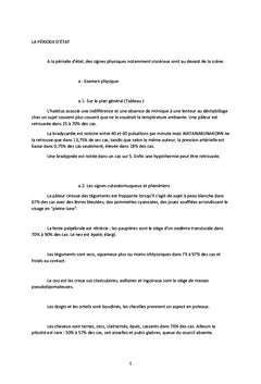 Signes diagnostiques de l'hypothyroïdie primaire
