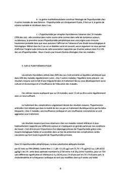 Signes diagnostiques de l'hypothyroïdie primaire