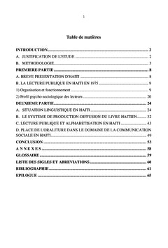 Lecture publique, problème de langues et alphabétisation en Haïti
