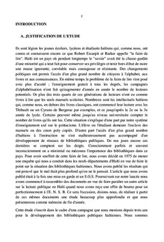 Lecture publique, problème de langues et alphabétisation en Haïti