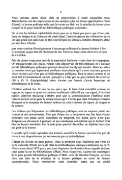 Lecture publique, problème de langues et alphabétisation en Haïti