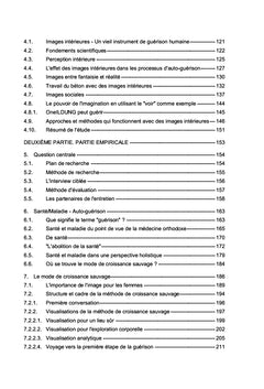 Images intérieures dans les processus d'auto-guérison