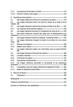 Images intérieures dans les processus d'auto-guérison