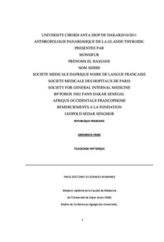 Anthropologie de la glande thyroïde
