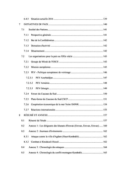 Conflits dans le Caucase et initiatives de paix