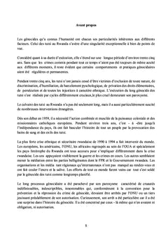 Le génocide singulier