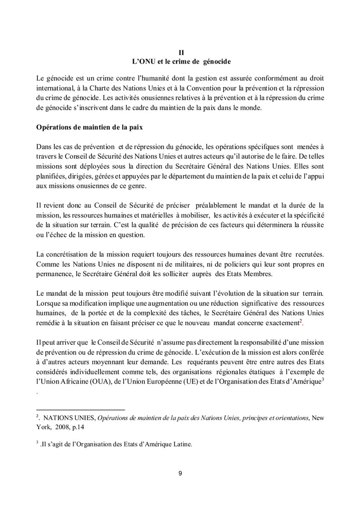 Le génocide singulier