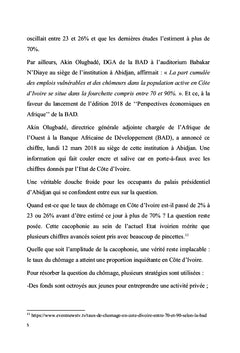 L'intérim, une clef dans la résorption du chômage en Côte d'Ivoire?