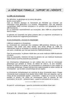 Génétique Moléculaire