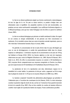 Production laitiEre bovine
