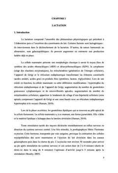 Production laitiEre bovine