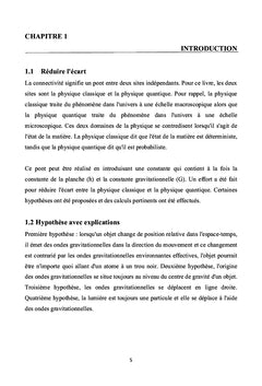 La théorie de la connectivité spéciale