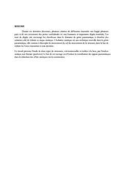 Performance des Structures en Béton armé isolées à la base