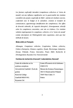 Des coopérations réussies
