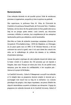 Des coopérations réussies