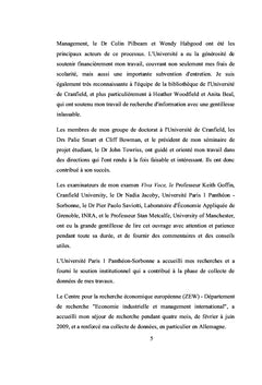 Des coopérations réussies
