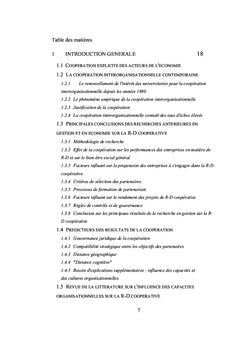 Des coopérations réussies