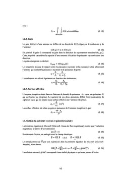 Théorie des antennes
