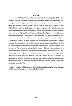 Numerisation des cartes professionnelles des agents de l'etat