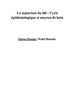 La septoriose du blé