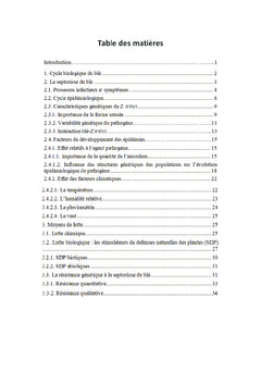 La septoriose du blé