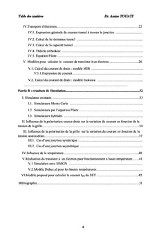 Études théoriques des structures à transfert mono-électroniques