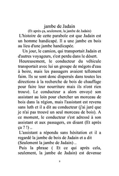 Histoires de paraboles soudanaises