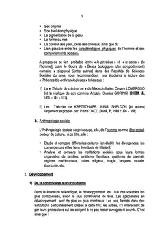 Anthropologie de développement