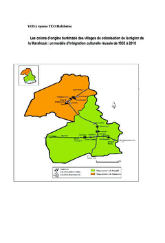Les colons d'origine burkinabè