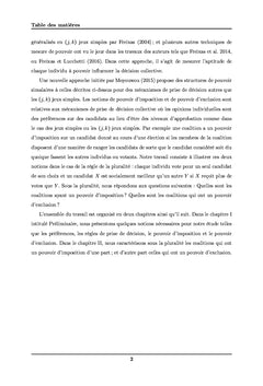 Pouvoir d'imposition et pouvoir d'exclusion sous la pluralité