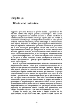 L'épistémologie de l'expérience