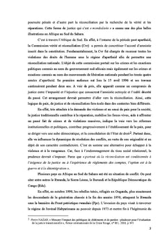 La justice transitionnelle et les politiques du pardon