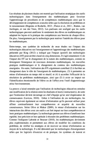 L'enseignement et l'apprentissage du calcul