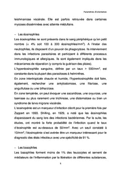 Examens complémentaires biologiques au cours des maladies infectieuses