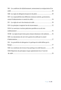 Manuel définissant les meilleurs pratiques bancaires