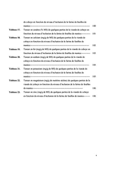 Le cobaye ( Cavia porcellus L.) : Elevage et alimentation