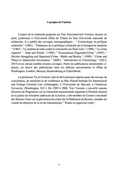 L'évolution de la criminalité transnationale organisée