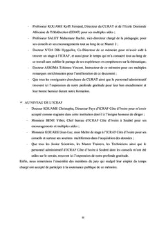 Dynamique de l'occupation du sol de 1985 à 2015 en Côte d'Ivoire/Nawa