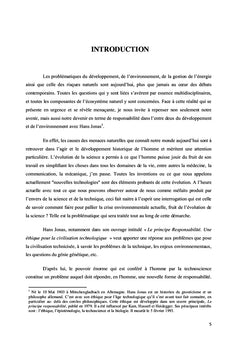 Le Principe Responsabilité de Hans Jonas