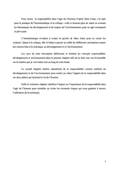 Le Principe Responsabilité de Hans Jonas