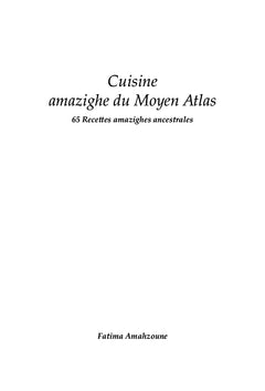 Cuisine amazighe du Moyen Atlas