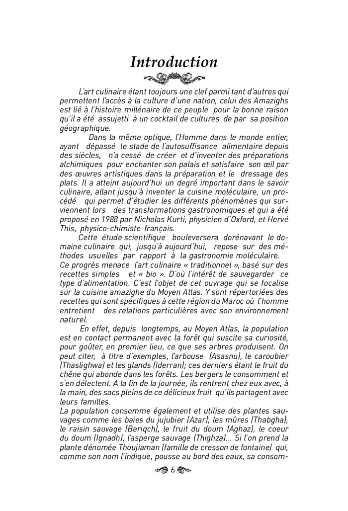 Cuisine amazighe du Moyen Atlas