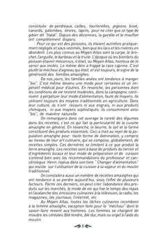 Cuisine amazighe du Moyen Atlas