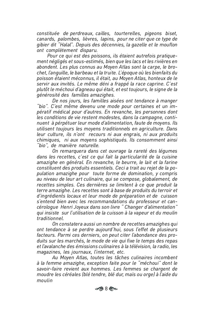 Cuisine amazighe du Moyen Atlas