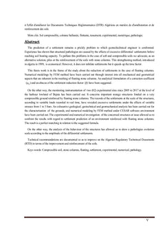 Analyse du comportement des colonnes ballastées flottantes