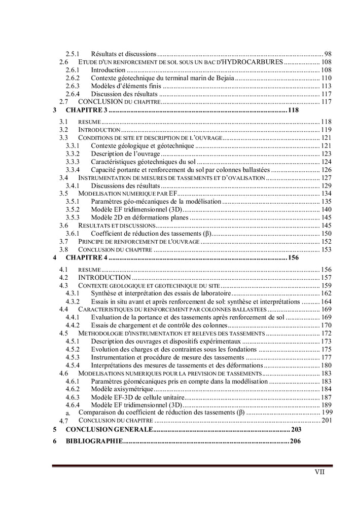 Analyse du comportement des colonnes ballastées flottantes
